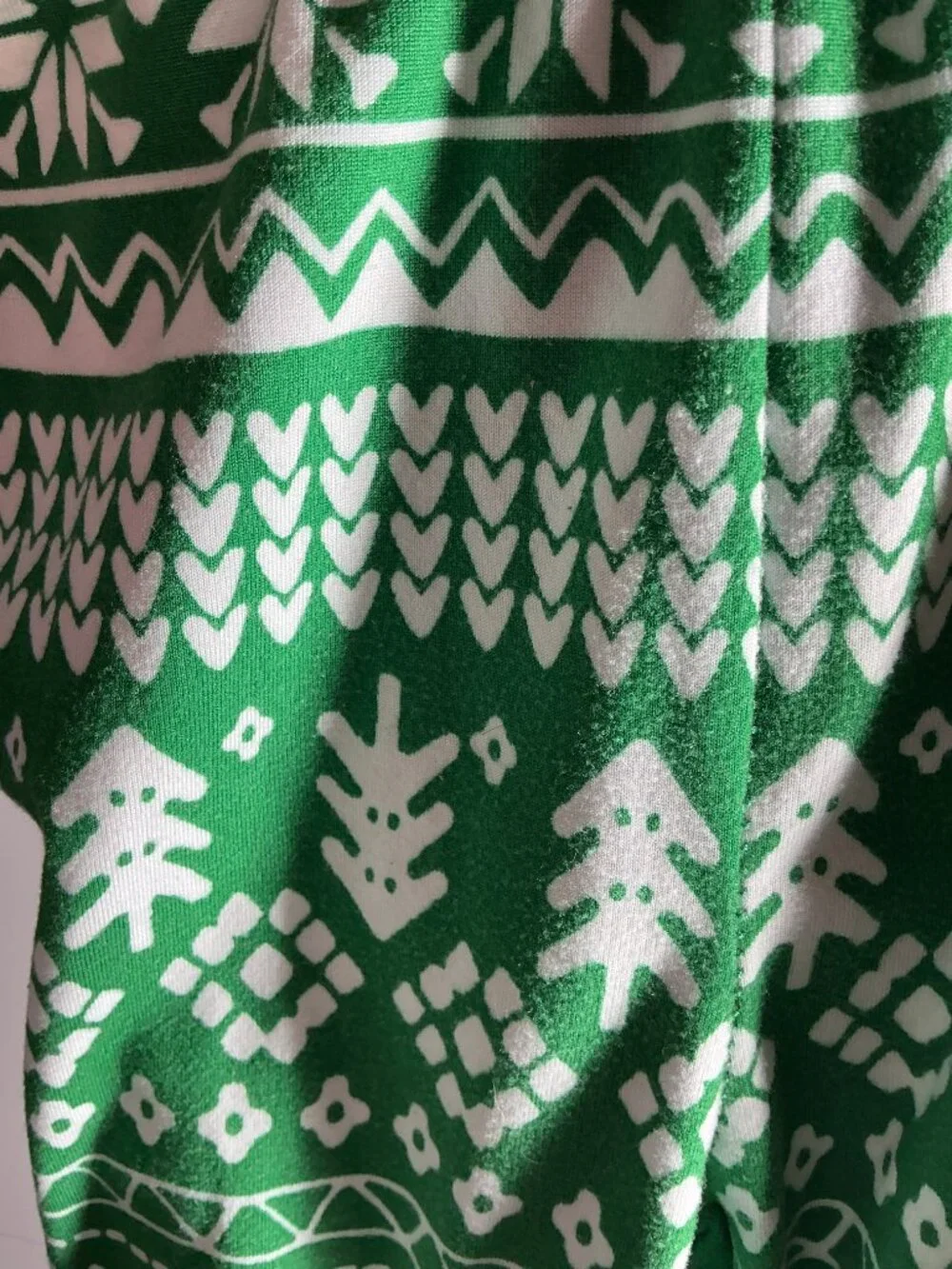 Jammee Kids 4T Christmas Pajama Pants Green Fair Isle Holiday PJs